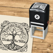 Tree of Life Rubber Ex Libris Stempel