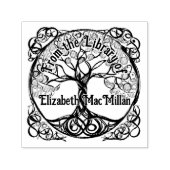 Tree of Life Rubber Ex Libris Stempel (Design)