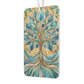 Tree of Life Shattered Glass Mosaic Aqua Blues Luchtverfrisser (Links)