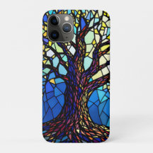 Tree of Life Shattered Glass Mosaic