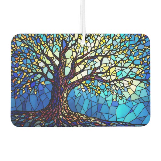 Tree of Life Shattered Glass Mosaic Luchtverfrisser (Voorkant)