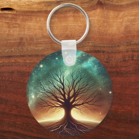 Tree of Life Sleutelhanger – kracht en balans (Achterkant)