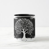 Tree of Life Spattermok met twee kleuren Mok (Midden)