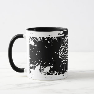 Tree of Life Spattermok met twee kleuren Mok
