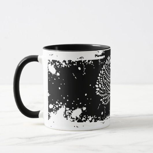 Tree of Life Spattermok met twee kleuren Mok (Links)
