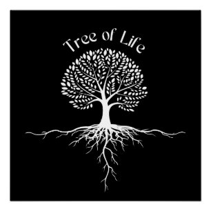Tree of Life: Spirituele kunst Perfect Poster