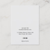 Tree of Life Spirituele Tree Organic Display Kaart Visitekaartje (Achterkant)