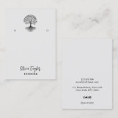 Tree of Life Spirituele Tree Organic Display Kaart Visitekaartje (Voorkant / Achterkant)