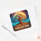 Tree of Life Square Stickers (Envelop)