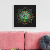 Tree of Life Star Canvas Afdruk (Insitu (Woonkamer))