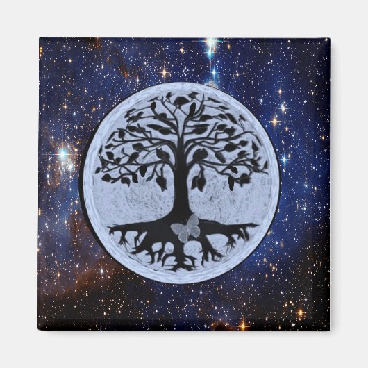 Tree of Life Stars Magneet (Voorkant)