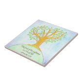 Tree of Life Tegel / Trivet Tegeltje (Zijkant)