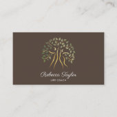 Tree of Life Therapist Life Coach Fitness Health Visitekaartje (Voorkant)