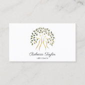 Tree of Life Therapist Life Coach Fitness Health Visitekaartje (Voorkant)