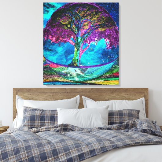 Tree of Life Truth Seeker Canvas Afdruk (Insitu (Slaapkamer))