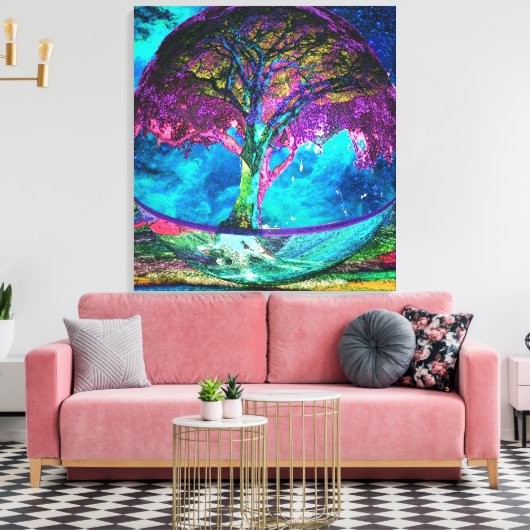 Tree of Life Truth Seeker Canvas Afdruk (Insitu (Woonkamer))