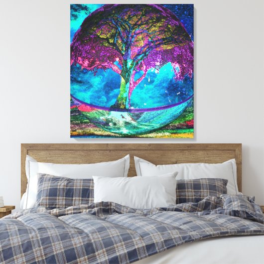 Tree of Life Truth Seeker Canvas Afdruk (Insitu (Slaapkamer))