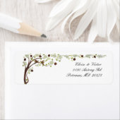 Tree of life (v) retouradreslabels etiket (Insitu)