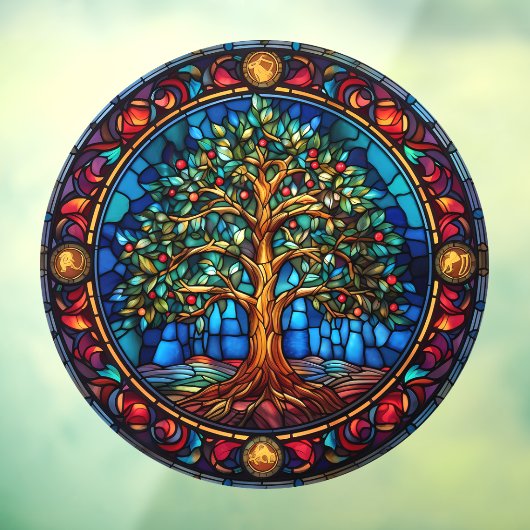 Tree of Life-venster vastklampen Raamsticker (Vel 3)