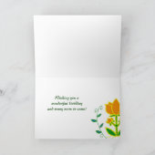 Tree of Life Verjaardag Kaart (Binnen)