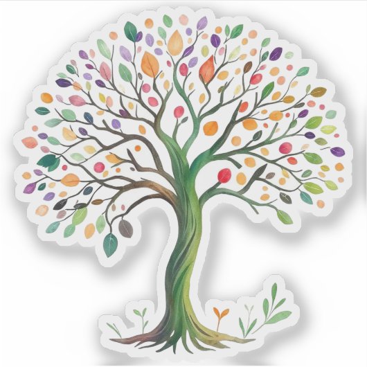 Tree of Life vinyl sticker (Voorkant)