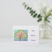 Tree of Life-visitekaartjes Visitekaartje (Staand voorkant)