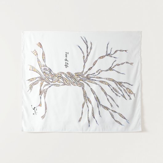 Tree of Life Wandkleed (Voorkant (horizontaal))