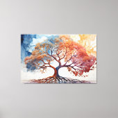 Tree of Life Waterverf Afdrukken (Voorkant)