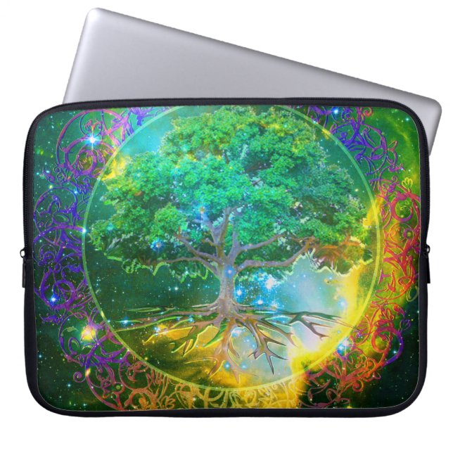 Tree of Life Wellness Laptop Sleeve (Voorkant)