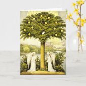 Tree of Life wenskaart Kaart (Gele Bloem)