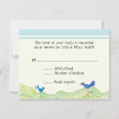 Tree of Life, Whimsical Boy RSVP Response Kaarten (Voorkant)