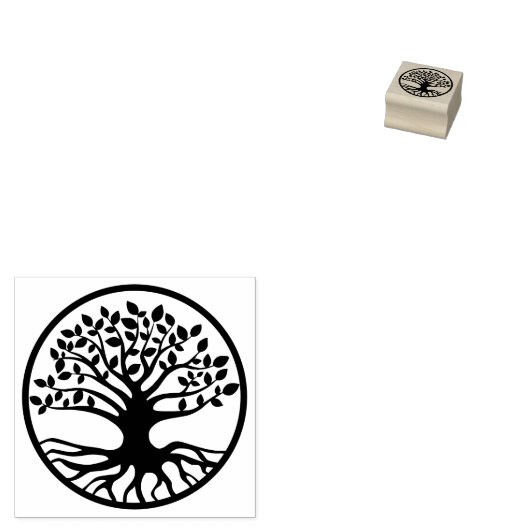 Tree of Life,World Tree Rubberstempel (Gestempeld)
