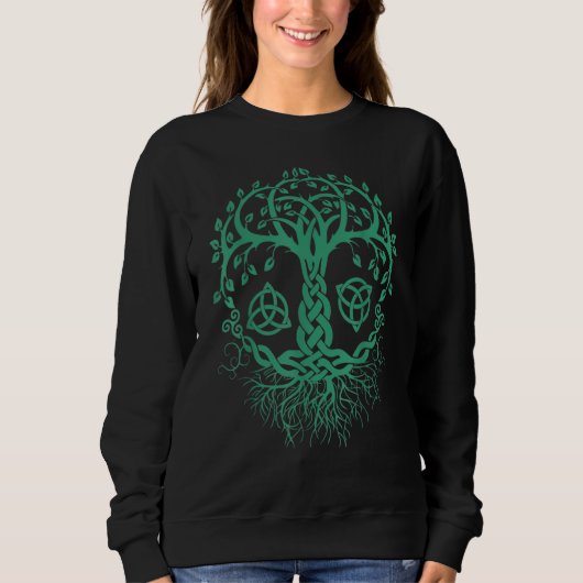Tree Of Life Yggdrasil Viking Celtic Norse Myths Trui (Voorkant)