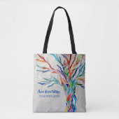 Tree of Life Yoga Instructeur Canvas tas (Voorkant)