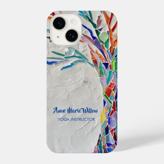 Tree of Life Yoga Instructeur iPhone Hoesje (Achterkant)