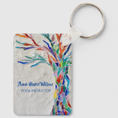 Tree of Life Yoga Instructeur Sleutelhanger (Achterkant)