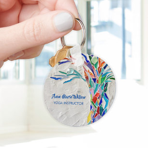Tree of Life Yoga Instructeur Sleutelhanger