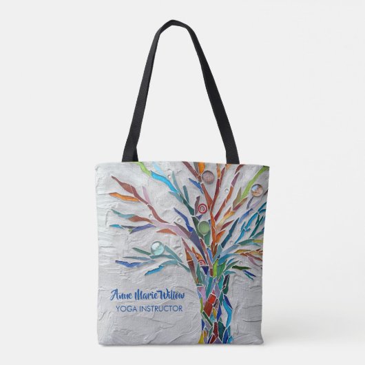 Tree of Life Yoga Instructeur Tote Bag (Achterkant)