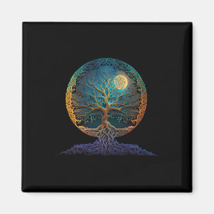 Tree Of Life Yoga Zen Namaste Meditatie _1 Magneet