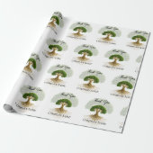 Tree of Life Zakelijk Logo Promotiemateriaal Cadeaupapier (Uitgerold)