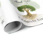Tree of Life Zakelijk Logo Promotiemateriaal Cadeaupapier (Rol Hoek)