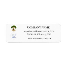 Tree of Life Zakelijk Logo Promotiemateriaal Etiket