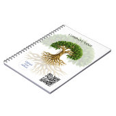 Tree of Life Zakelijk Logo Promotiemateriaal Notitieboek (Linkerzijde)
