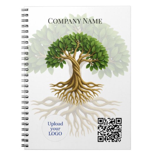 Tree of Life Zakelijk Logo Promotiemateriaal Notitieboek (Voorkant)