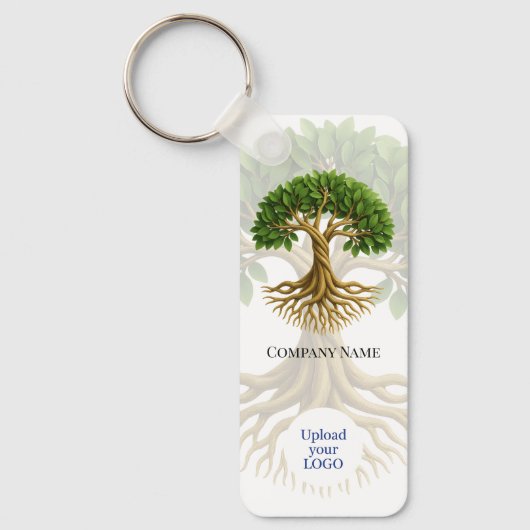 Tree of Life Zakelijk Logo Promotiemateriaal Sleutelhanger (Voorkant)