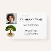 Tree of Life Zakelijk Promotiemateriaal Foto Badge (Voorkant)