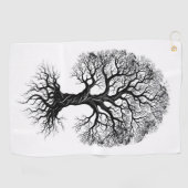 Tree of Life Zen Golf Handdoek (Horizontaal)