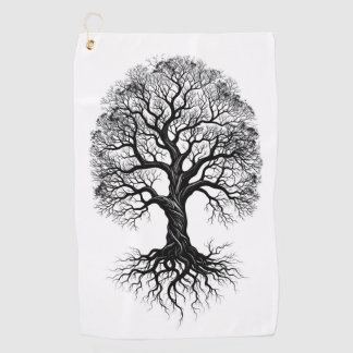 Tree of Life Zen Golf Handdoek