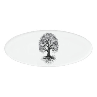 Tree of Life Zen Ovale Naambord Naambadge