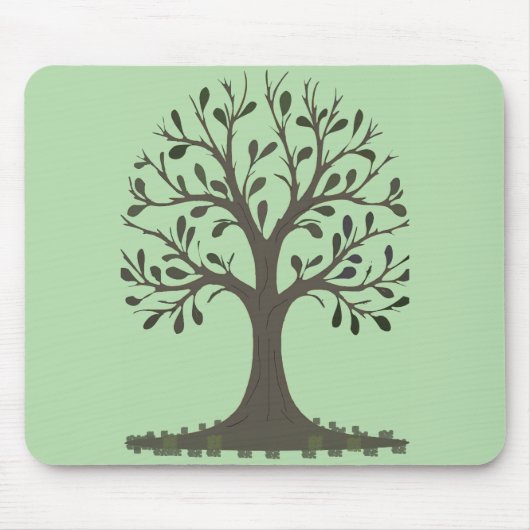 🌳 Tree of LifeTree of Life Mouse Pad - Desk Mat Muismat (Voorkant)